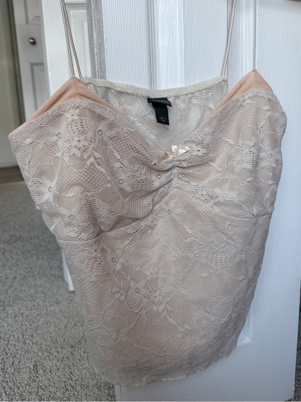 wild fable Nude & Blush Lace Cami Tank